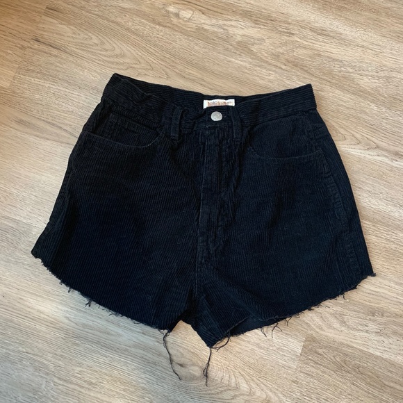 Jordache Pants - Jordache Black Velvet Shorts